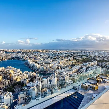 Apartament Stunning In The Iconic Mercury Tower St. Julian's